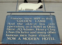The Golden Lamb Inn sign