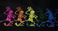 The Grateful Dead's dancing skeletons