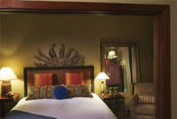 A room at the Heathman Hotel